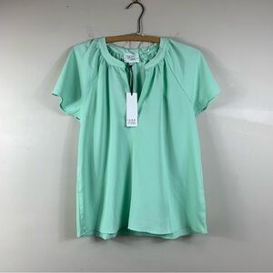 Olive and Oak mint green short sleeves  Blouse-M